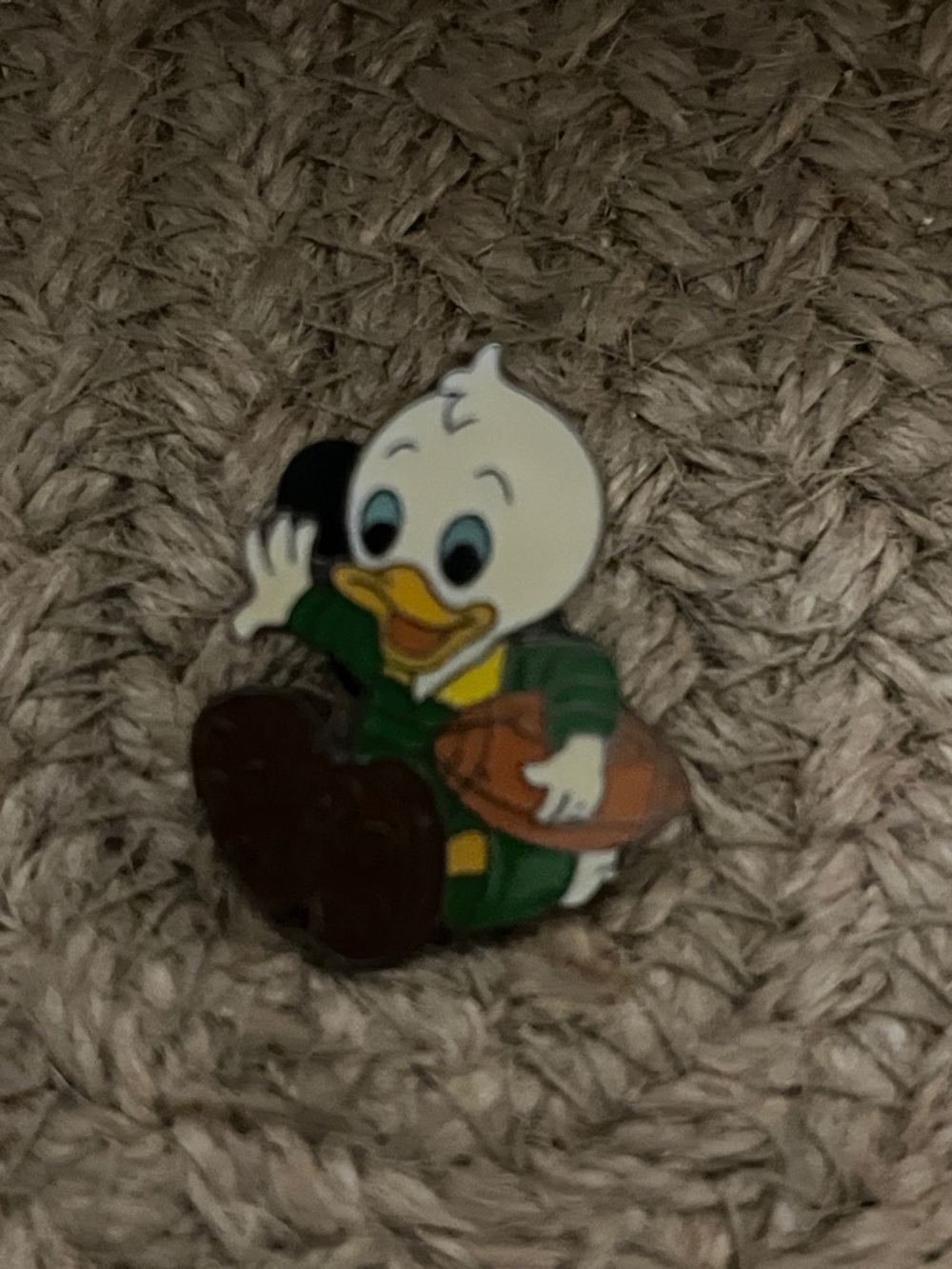 Vintage Louie Duck Enamel Pin